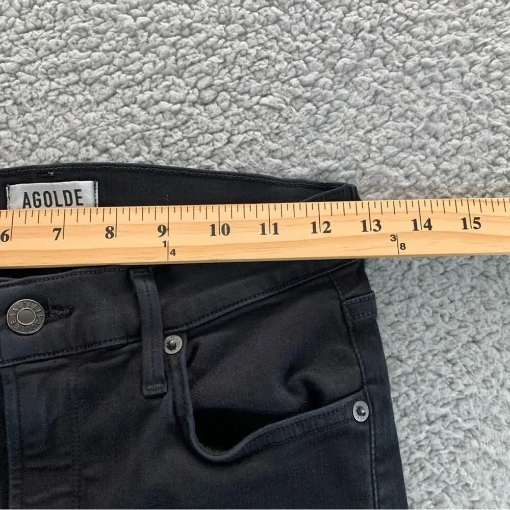 AGOLDE Sophie High Waist Distressed Skinny Jeans In Moonstruck Women Size: 28 - Picture 11 of 15